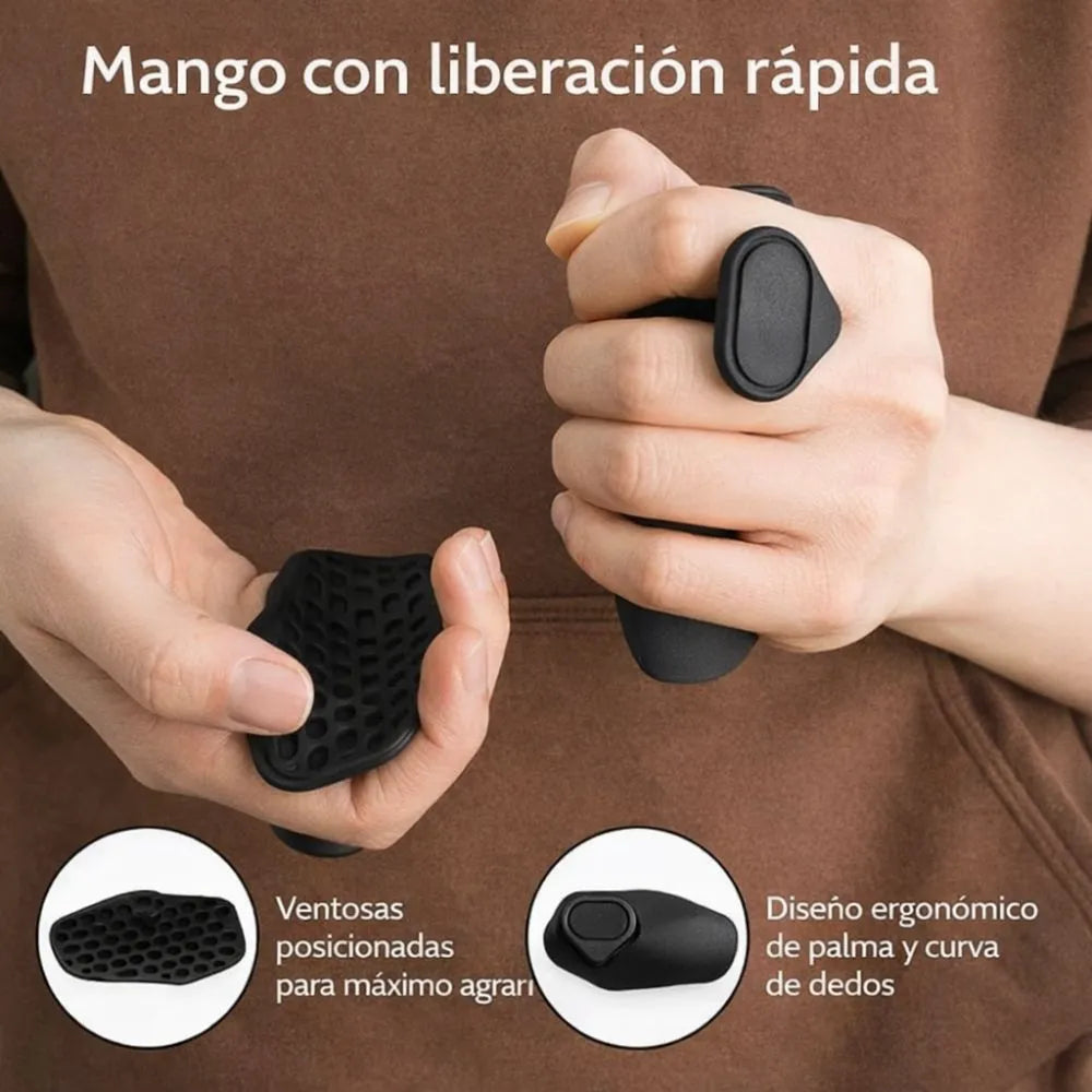 Calleras Agarre Silicona Gym Pesas Barra