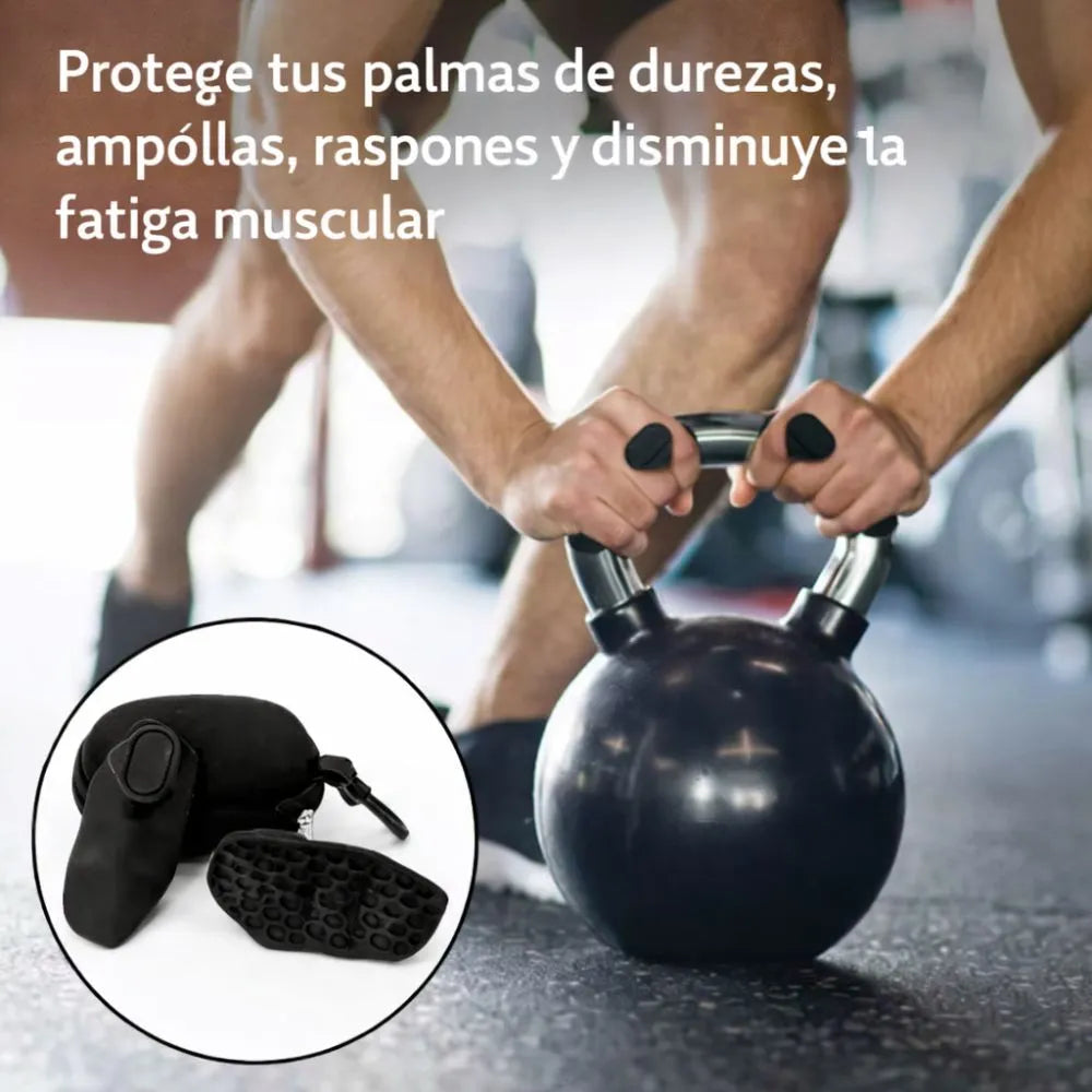 Calleras Agarre Silicona Gym Pesas Barra