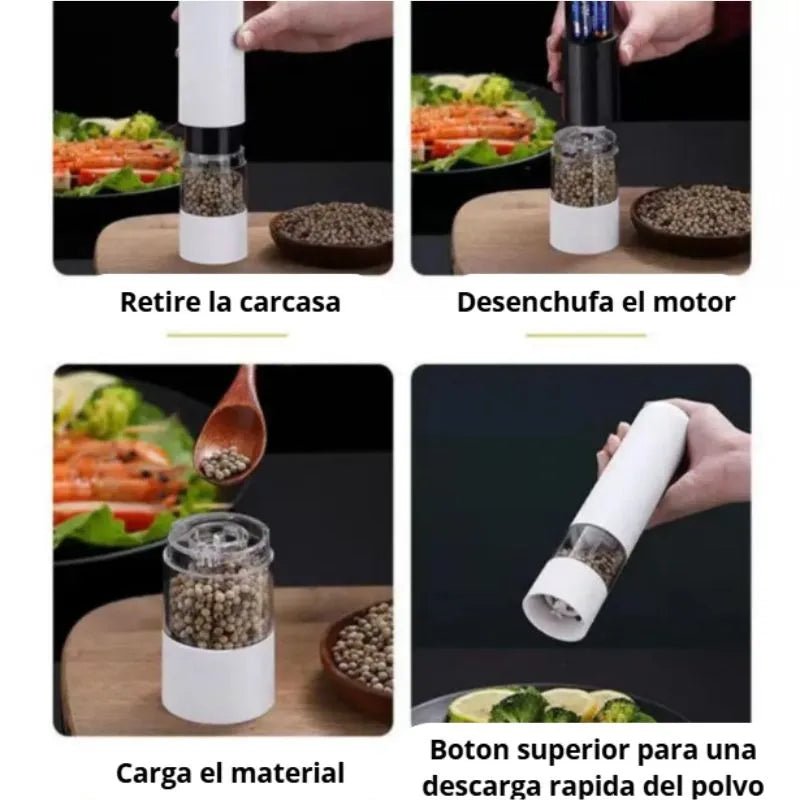 GrindPro Molinillo Eléctrico Premium - Control de Sabor y Estilo