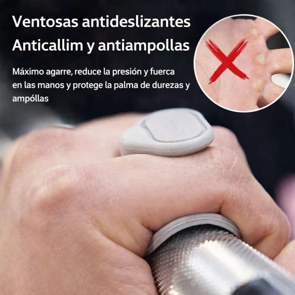 Calleras Agarre Silicona Gym Pesas Barra