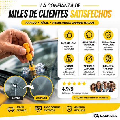 Repara tu parabrisas fácil y rápido