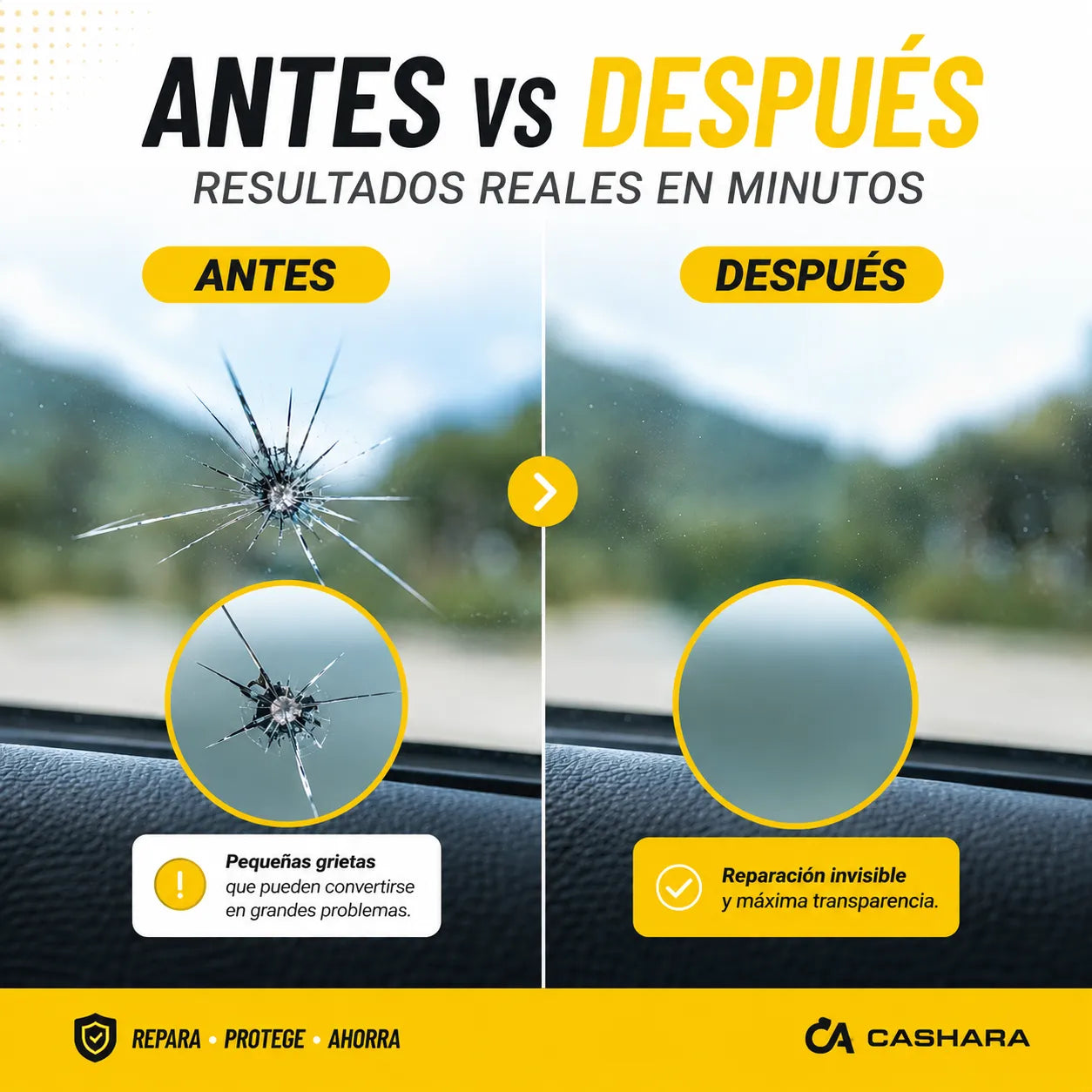 Repara tu parabrisas fácil y rápido