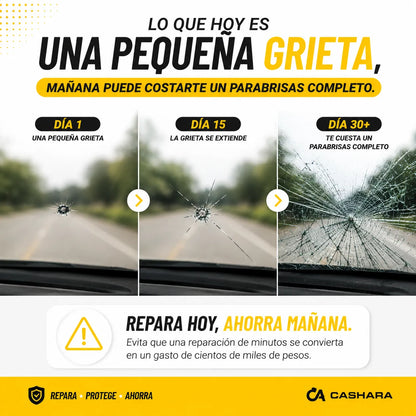 Repara tu parabrisas fácil y rápido